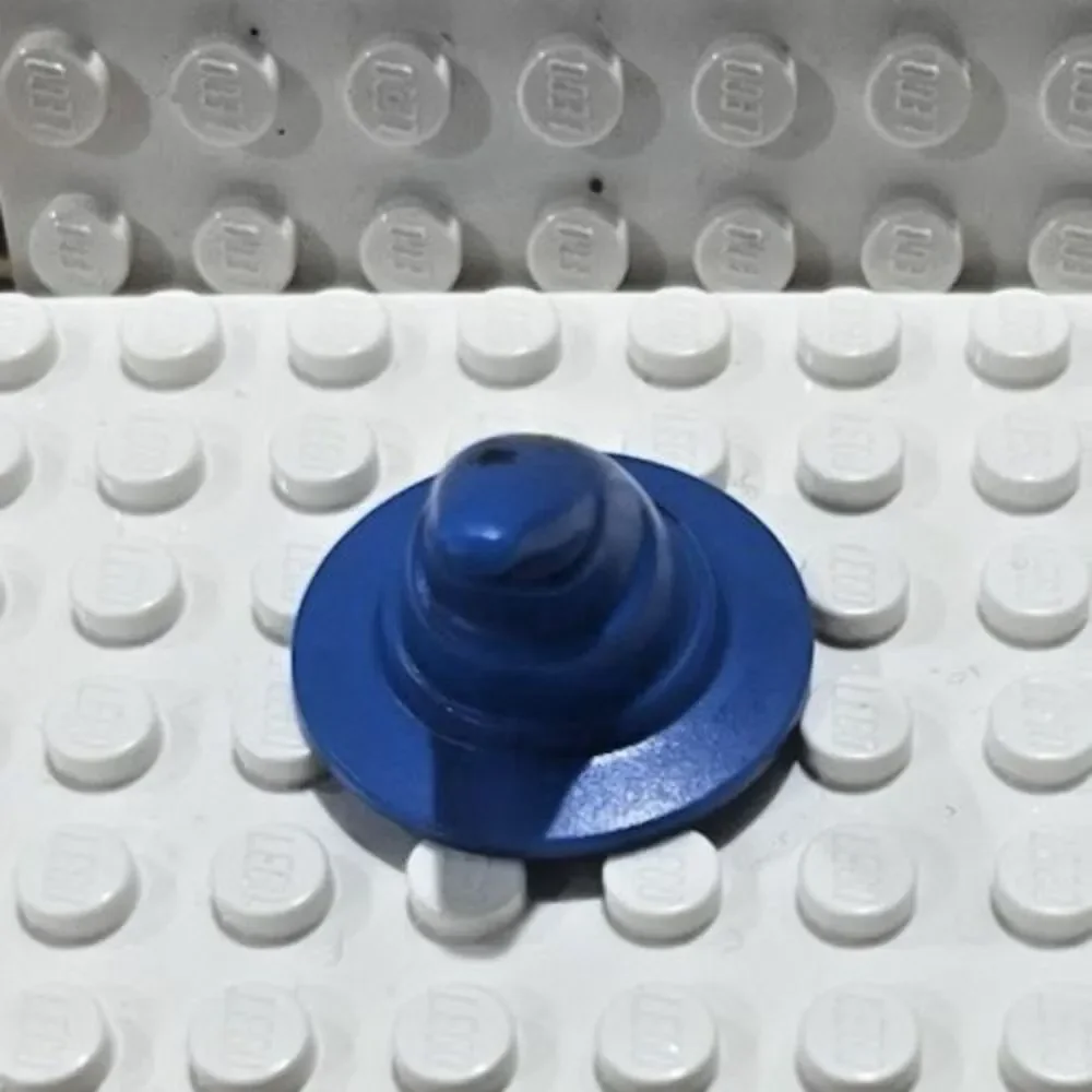 Lego Minifigure Wizard/Witch Hat With Silver Buckle And Stars